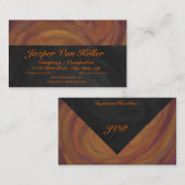 チョコレートカーメルスワール 名刺 (正面/裏面)