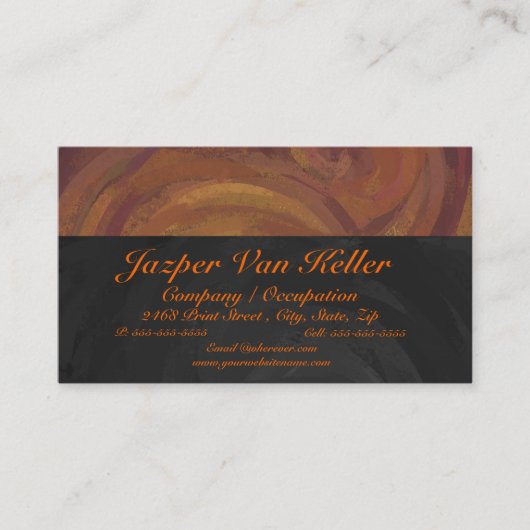 チョコレートカーメルスワール 名刺 (正面)