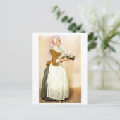 チョコレートガール素晴らしア絵を描ート ポストカード (スタンド正面)