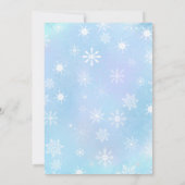 チョコレートキスが動くジンジャーブレッドハウス 案内状 (裏面)