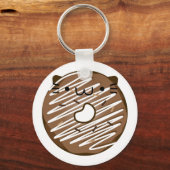 チョコレートキャットドーナツキーチェーン キーホルダー (正面)