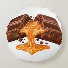 チョコレートキャラメルラバーズピロー ラウンドクッション