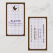 チョコレートキャリッジのママ通話カード:ラベンダー コーリングカード (正面/裏面)