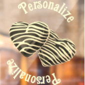 チョコレートキャンディハートかわいい愛 ウィンドウサイン