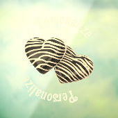 チョコレートキャンディハートかわいい愛 ウィンドウサイン (シート3)