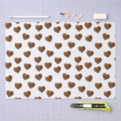 チョコレートキャンディハート 薄葉紙 (クラフト)