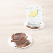 チョコレートキャンディバー砂岩コースター コースター (側面)