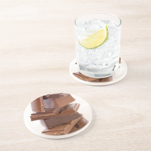 チョコレートキャンディバー砂岩コースター コースター (側面)