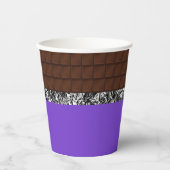 チョコレートキャンディバー 紙コップ (正面)