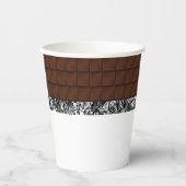 チョコレートキャンディバー 紙コップ (正面)