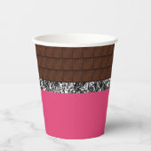 チョコレートキャンディバー 紙コップ (正面)