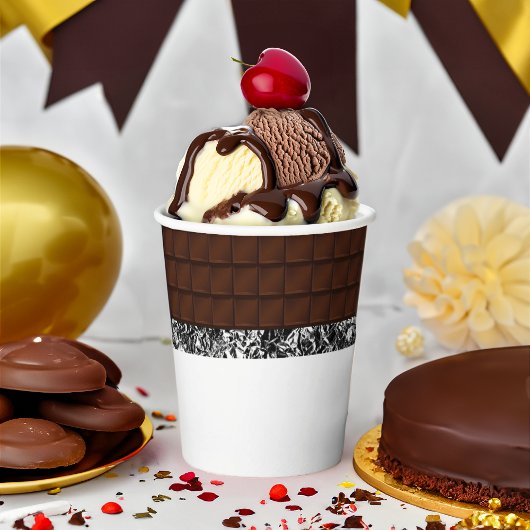 チョコレートキャンディバー 紙コップ