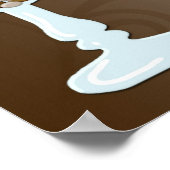 チョコレートキャンディビュッフェバー、スイーツの骨壷 ポスター (角)