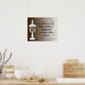 チョコレートキャンディビュッフェバー、スイーツの骨壷 ポスター (キッチン)