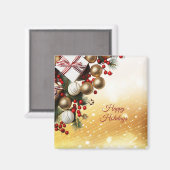 チョコレートキャンディホリデークリスマスマグネット マグネット (正面/裏面)