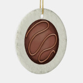 チョコレートキャンディラブ – SRF セラミックオーナメント (右)