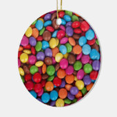チョコレートキャンディレインボーカラー セラミックオーナメント (左)