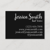 チョコレートキャンディーキースイーツフードライターパティシシェフ 名刺 (裏面)