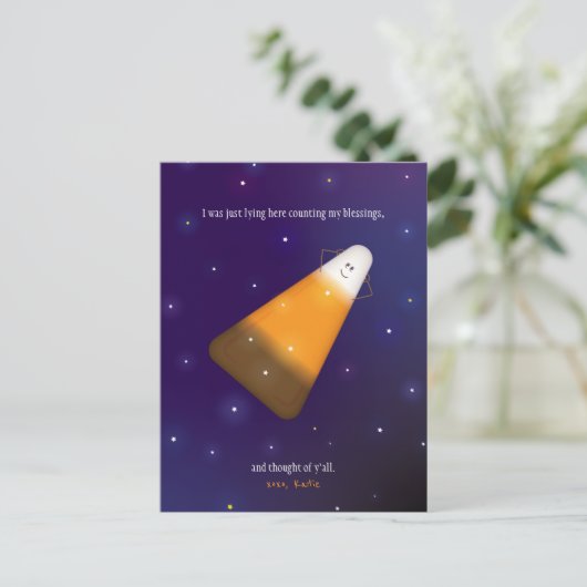 チョコレートキャンディーコーン ポストカード (スタンド正面)