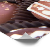 チョコレートキャンディートリュフポスター ポスター (角)