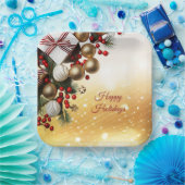 チョコレートキャンディ紙プレート ペーパープレート (パーティー)