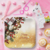 チョコレートキャンディ紙プレート ペーパープレート (パーティー)