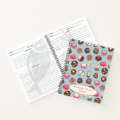 チョコレートキャンディ菓子カスタムレシピ ノートブック