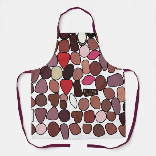 チョコレートキャンディ菓子ショコラティエ エプロン (正面)