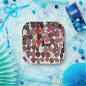 チョコレートキャンディ菓子誕生日パーティー ペーパープレート (パーティー)