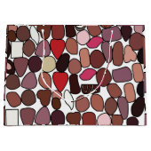 チョコレートキャンディ菓子誕生日パーティー ラージペーパーバッグ (正面)