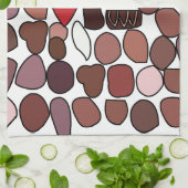 チョコレートキャンディ菓子 キッチンタオル (折り畳み)