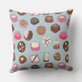 チョコレートキャンディ菓子 クッション (裏面)