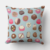 チョコレートキャンディ菓子 クッション (正面)