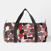 チョコレートキャンディ菓子 ダッフルバッグ (裏面)