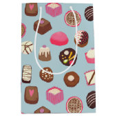 チョコレートキャンディ菓子 ミディアムペーパーバッグ (正面)