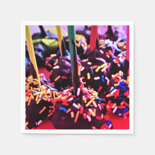 チョコレートキャンディ スタンダードカクテルナプキン (正面)