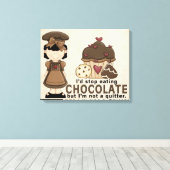 チョコレートキャンバスプリント キャンバスプリント (インサイチュ (ウッドフロア))