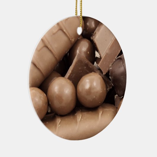 チョコレートクリスマスのオーナメント セラミックオーナメント (右)