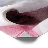 チョコレートクリームお誕生日ケーキとイチゴ ポスター (角)