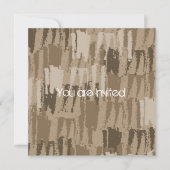 チョコレートクリームベビーシャワー 招待状 (正面)