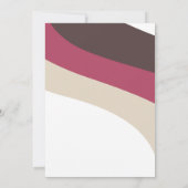 チョコレートクリームラズベリー  水平ストリーム 招待状 (裏面)