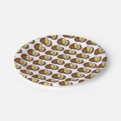 チョコレートクリーム卵イースターキャンディプレート ペーパープレート (アングル)