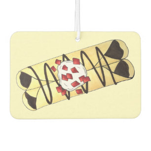 チョコレートクレープパンケーキフランスフランスのフードクレープ カーエアーフレッシュナー