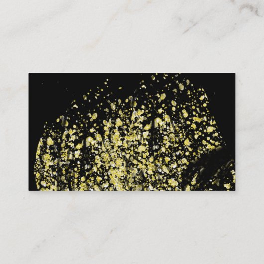 チョコレートケップスグリッターベーキングケーキデコレーター 名刺 (裏面)