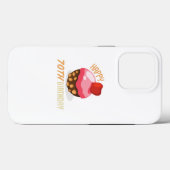 チョコレートケーキと可愛い70歳のデザイン Case-Mate iPhoneケース (裏面 (横))