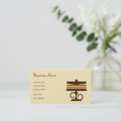 チョコレートケーキの名刺 名刺 (スタンド正面)