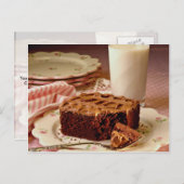 チョコレートケーキの角 ポストカード (正面/裏面)