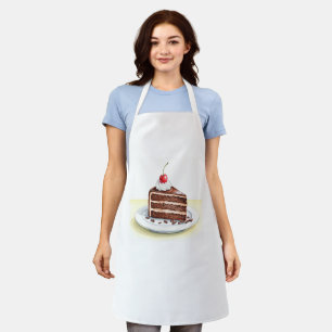 チョコレートケーキエプロン エプロン