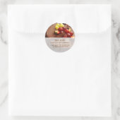 チョコレートケーキステッカー/ベーカース/パティシシェフ ラウンドシール (バッグ)