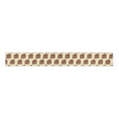 チョコレートケーキスライス グログランリボン (正面)